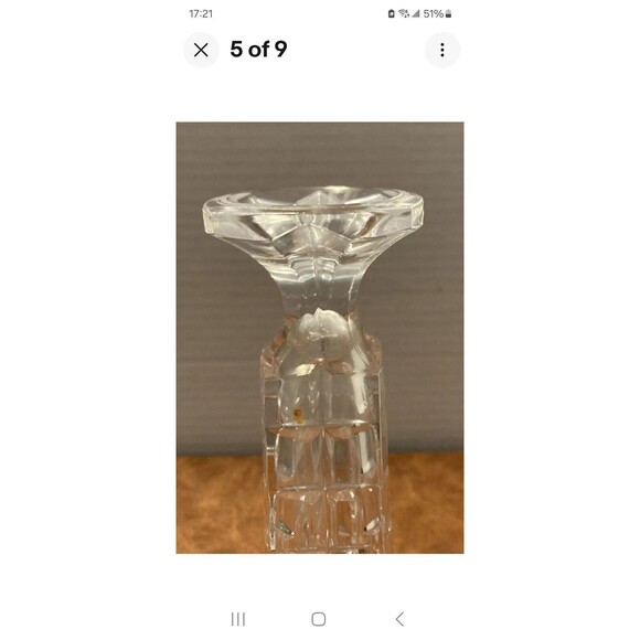 Lead Crystal Vase By D’Arques - Picture 5 of 6